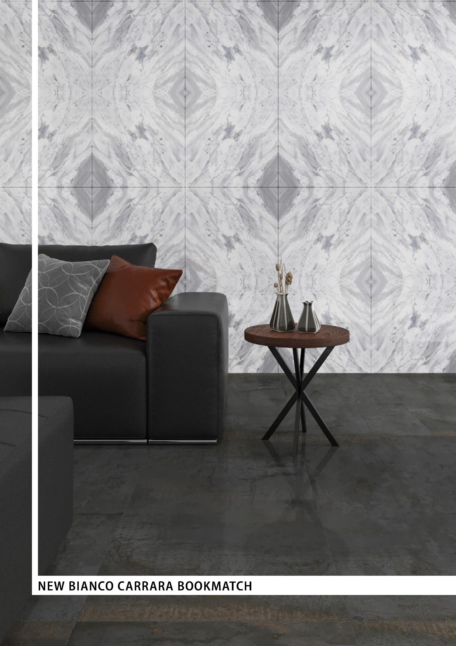 New Bianco Carrara Bookmatch